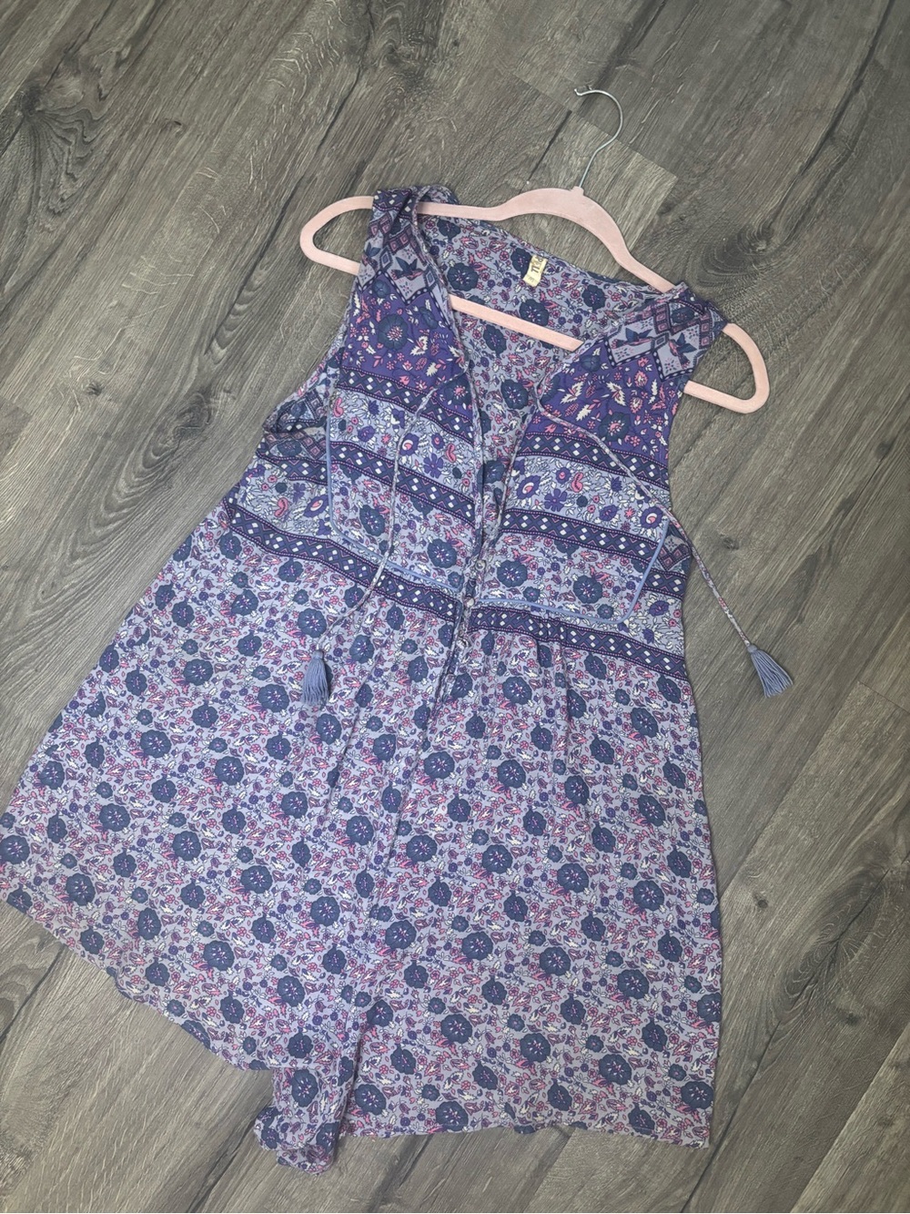 Spell & The Gypsy Collective Kombi Romper Playsuit Lavender Boho Floral - Size M - Picture 3 of 8